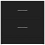Mesitas de noche 2 uds madera contrachapada negro 40x30x40 cm by , Nightstands - Ref: Foro24-801038, Price: 64,54 €, Discount: %
