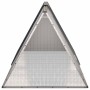 Jaula de conejos acero galvanizado antracita 201,5x80,5x71 cm by , Cages and habitats for small animals - Ref: Foro24-171536,...