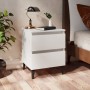 Mesita de noche blanco madera contrachapada 40x35x50 cm | Foro24.es | Tu tienda online para hogar, jardín y más Foro24.es