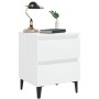 Mesita de noche blanco madera contrachapada 40x35x50 cm | Foro24.es | Tu tienda online para hogar, jardín y más Foro24.es