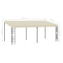 Cenador con montaje en la pared tela color crema 3x6 m | Foro24.es | Tu tienda online para hogar, jardín y más Foro24.es