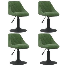Sillas de comedor giratorias 4 uds terciopelo verde oscuro by , dining chairs - Ref: Foro24-3088794, Price: 188,43 €, Discoun...