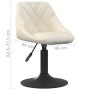 Silla de comedor de terciopelo crema von , Essstühle - Ref: Foro24-3088812, Preis: 64,60 €, Rabatt: %