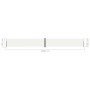 Cream retractable side awning 140x1200 cm by vidaXL, Umbrellas - Ref: Foro24-318061, Price: 112,15 €, Discount: %