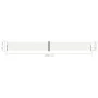 Cream retractable side awning 140x1200 cm by vidaXL, Umbrellas - Ref: Foro24-318061, Price: 110,69 €, Discount: %