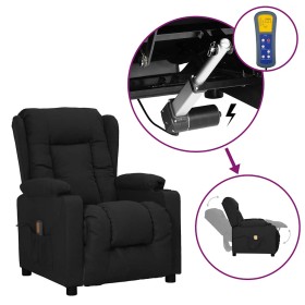 Sillón de masaje elevable tela negro by , Electric massage chairs - Ref: Foro24-3093435, Price: 330,00 €, Discount: %
