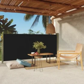 Schwarze einziehbare Seitenmarkise für den Garten, 140 x 300 cm von vidaXL, Sonnenschirme - Ref: Foro24-317874, Preis: 71,79 ...