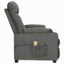 Sillón de masaje elevable tela gris oscuro by , Electric massage chairs - Ref: Foro24-3093468, Price: 316,29 €, Discount: %
