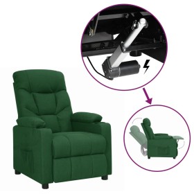 Sillón elevable tela verde oscuro de , Sillones - Ref: Foro24-3093463, Precio: 245,74 €