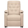 Sillón de masaje elevable tela color crema | Foro24.es | Tu tienda online para hogar, jardín y más Foro24.es