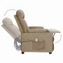 Sillón de masaje elevable tela gris taupé | Foro24.es | Tu tienda online para hogar, jardín y más Foro24.es