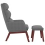 Sillón de relax con taburete tela gris claro von , Sessel - Ref: Foro24-3097563, Preis: 149,21 €, Rabatt: %