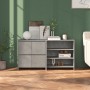 Aparador de 2 piezas madera manufacturada gris hormigón | Foro24.es | Tu tienda online para hogar, jardín y más Foro24.es
