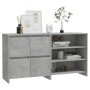 Aparador de 2 piezas madera manufacturada gris hormigón | Foro24.es | Tu tienda online para hogar, jardín y más Foro24.es