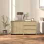 Aparador de 2 piezas madera manufacturada color roble Sonoma von , Sideboards - Ref: Foro24-3098059, Preis: 165,43 €, Rabatt: %