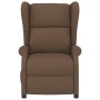 Sillón orejero reclinable eléctrico tela marrón | Foro24.es | Tu tienda online para hogar, jardín y más Foro24.es