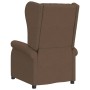 Sillón orejero reclinable eléctrico tela marrón de , Sillones - Ref: Foro24-3098323, Precio: 298,07 €