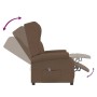Sillón orejero reclinable eléctrico tela marrón | Foro24.es | Tu tienda online para hogar, jardín y más Foro24.es