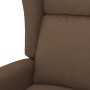 Sillón orejero reclinable eléctrico tela marrón | Foro24.es | Tu tienda online para hogar, jardín y más Foro24.es