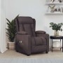 Sillón de masaje eléctrico tela marrón oscuro by , Electric massage chairs - Ref: Foro24-3098794, Price: 271,95 €, Discount: %