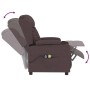 Sillón de masaje eléctrico tela marrón oscuro by , Electric massage chairs - Ref: Foro24-3098794, Price: 271,95 €, Discount: %