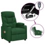 Sillón de masaje eléctrico tela verde oscuro | Foro24.es | Tu tienda online para hogar, jardín y más Foro24.es