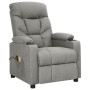 Sillón de masaje eléctrico tela gris claro de , Sillones de masaje eléctricos - Ref: Foro24-3098827, Precio: 292,84 €