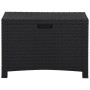 Garten-Aufbewahrungsbox aus PP-Rattan in Graphitfarbe, 60 x 54 x 41 cm von vidaXL, Aufbewahrungsboxen für den Außenbereich - ...