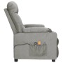 Sillón de masaje eléctrico tela gris claro by , Electric massage chairs - Ref: Foro24-3098827, Price: 293,00 €, Discount: %