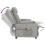 Sillón de masaje eléctrico tela gris claro de , Sillones de masaje eléctricos - Ref: Foro24-3098827, Precio: 292,84 €