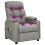 Sillón de masaje eléctrico tela gris claro by , Electric massage chairs - Ref: Foro24-3098827, Price: 293,00 €, Discount: %