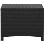 Garten-Aufbewahrungsbox aus PP-Rattan in Graphitfarbe, 60 x 54 x 41 cm von vidaXL, Aufbewahrungsboxen für den Außenbereich - ...