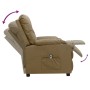 Sillón reclinable eléctrico de cuero sintético color capuchino | Foro24.es | Tu tienda online para hogar, jardín y más Foro24.es