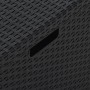 Garden storage box PP rattan graphite color 60x54x41 cm by vidaXL, Outdoor storage boxes - Ref: Foro24-318238, Price: 101,99 ...
