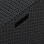 Garden storage box PP rattan graphite color 60x54x41 cm by vidaXL, Outdoor storage boxes - Ref: Foro24-318238, Price: 100,22 ...