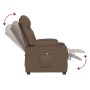 Sillón reclinable eléctrico de tela marrón von , Sessel - Ref: Foro24-3098819, Preis: 218,97 €, Rabatt: %