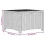 Garden storage box PP rattan graphite color 60x54x41 cm by vidaXL, Outdoor storage boxes - Ref: Foro24-318238, Price: 100,22 ...