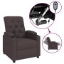 Sillón reclinable eléctrico tela marrón oscuro | Foro24.es | Tu tienda online para hogar, jardín y más Foro24.es