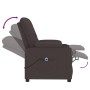 Sillón reclinable eléctrico tela marrón oscuro | Foro24.es | Tu tienda online para hogar, jardín y más Foro24.es
