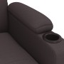 Sillón reclinable eléctrico tela marrón oscuro | Foro24.es | Tu tienda online para hogar, jardín y más Foro24.es