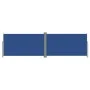 Blue retractable side awning 180x600 cm by vidaXL, Umbrellas - Ref: Foro24-318004, Price: 99,51 €, Discount: %