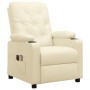 Sillón de masaje eléctrico cuero sintético crema | Foro24.es | Tu tienda online para hogar, jardín y más Foro24.es