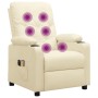 Sillón de masaje eléctrico cuero sintético crema | Foro24.es | Tu tienda online para hogar, jardín y más Foro24.es