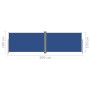 Blue retractable side awning 180x600 cm by vidaXL, Umbrellas - Ref: Foro24-318004, Price: 100,81 €, Discount: %