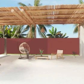 Brown retractable side awning 180x1200 cm by vidaXL, Umbrellas - Ref: Foro24-318075, Price: 122,49 €, Discount: %