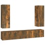 Set de muebles de TV 5 pzas madera contrachapada roble ahumado von , TV-Möbel - Ref: Foro24-3120209, Preis: 168,94 €, Rabatt: %