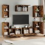 Set de muebles de TV 7 pzas madera contrachapada roble ahumado von , TV-Möbel - Ref: Foro24-3120254, Preis: 204,47 €, Rabatt: %