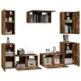 Set de muebles de TV 7 pzas madera contrachapada roble ahumado von , TV-Möbel - Ref: Foro24-3120254, Preis: 204,47 €, Rabatt: %