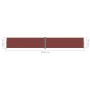 Braune einziehbare Seitenmarkise 180x1200 cm von vidaXL, Sonnenschirme - Ref: Foro24-318075, Preis: 124,34 €, Rabatt: %