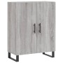 Aparador alto madera contrachapada gris sonoma 69,5x34x180 cm by , Sideboards - Ref: Foro24-3199583, Price: 134,60 €, Discoun...